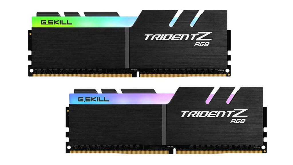 RAM Desktop GSkill Trident Z RGB 32GB (2x16GB | 3600MHz | DDR4 | CL18 | F4-3600C18D-32GTZR)