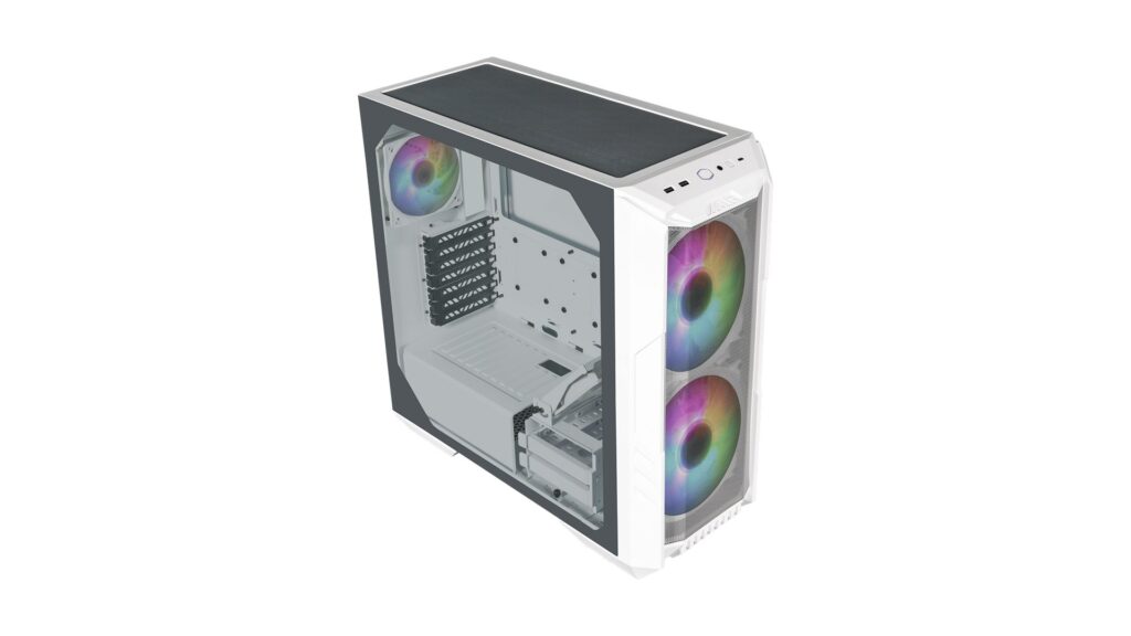 Vỏ Case Cooler Master HAF 500 White (Mid Tower | Kính)