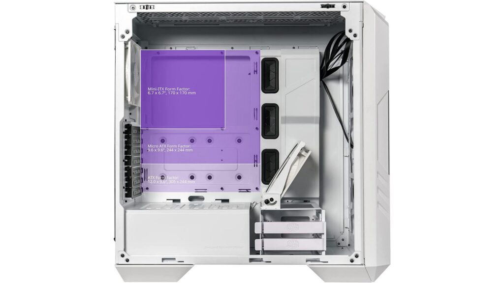 Vỏ Case Cooler Master HAF 500 White (Mid Tower | Kính)
