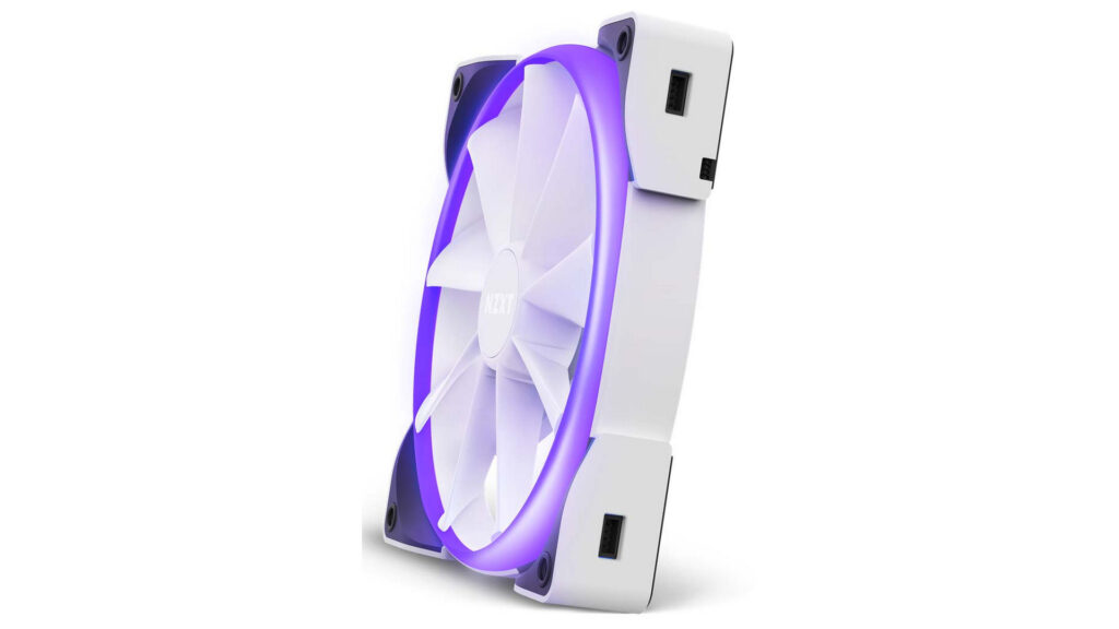 Quạt tản nhiệt Case NZXT AER RGB 2 (140mm | Cánh trắng | HF-28140-BW)