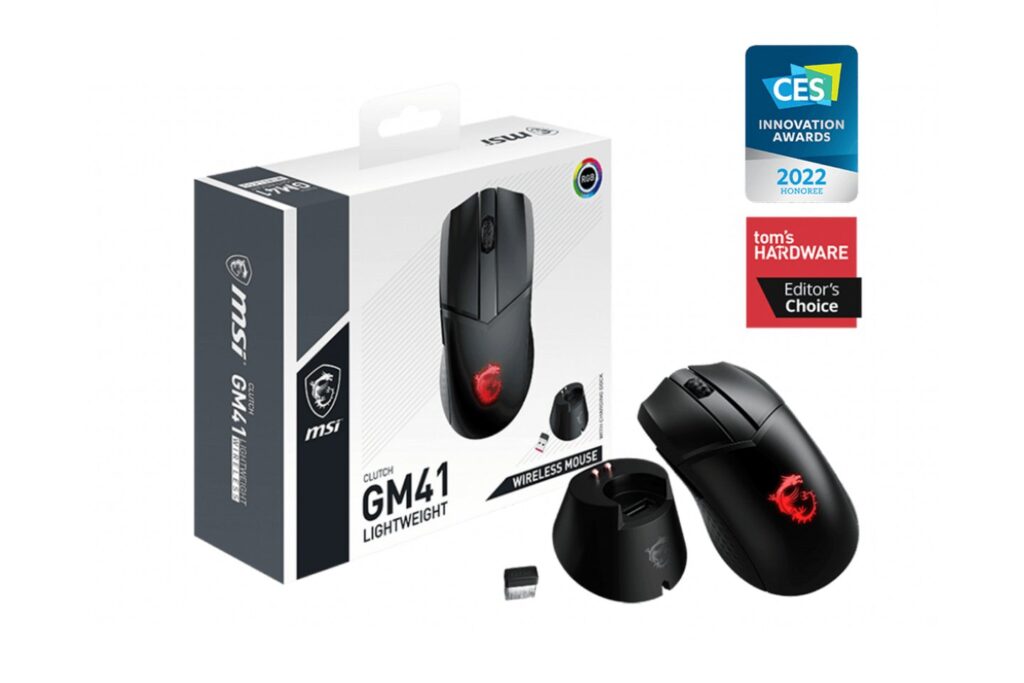 Chuột MSI Clutch GM41 Lightweight Wireless