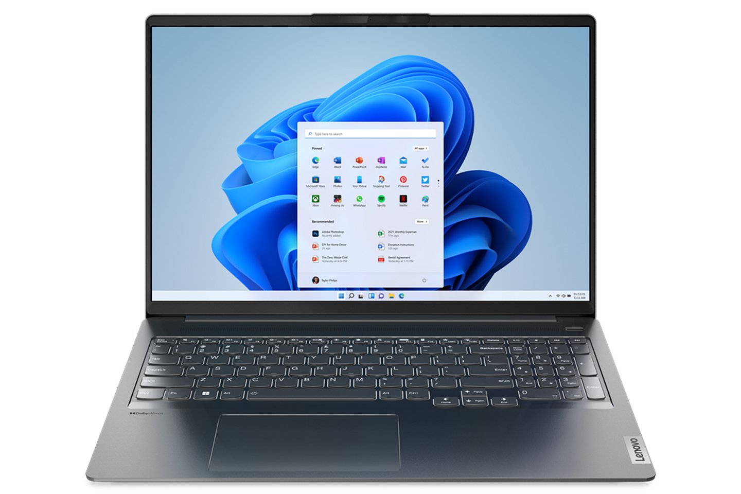 Laptop Lenovo IdeaPad 5 Pro 16ARH7 82SN003HVN (Ryzen 5 6600HS | RAM 16GB | SSD 512GB | RTX 3050 Ti 4GB | 16-2.5K | Win11 | Storm Grey)