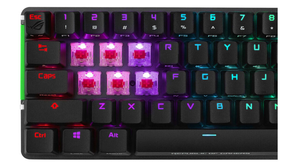 Bàn phím cơ Asus ROG Falchion NX - ROG NX Red Switch 12 Bàn phím cơ Asus ROG Falchion NX - ROG NX Red Switch