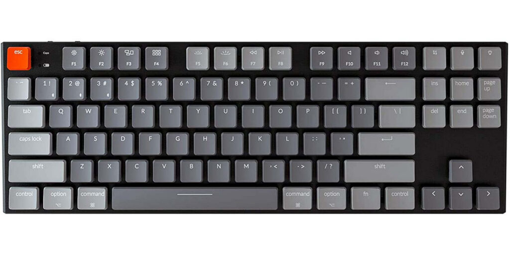 Bàn phím cơ Keychron K1v4 - Gateron Low Profile Blue Switch (LED đơn)