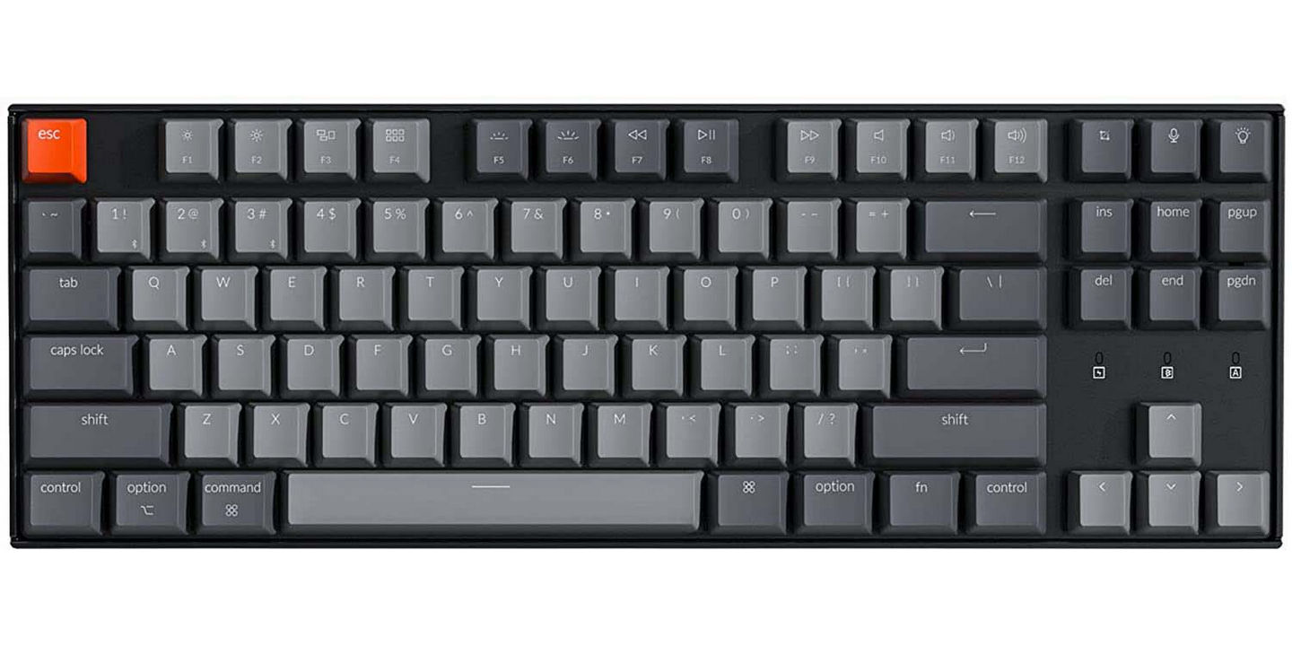 Bàn phím cơ Keychron K8 - Gateron Blue Switch (LED đơn)