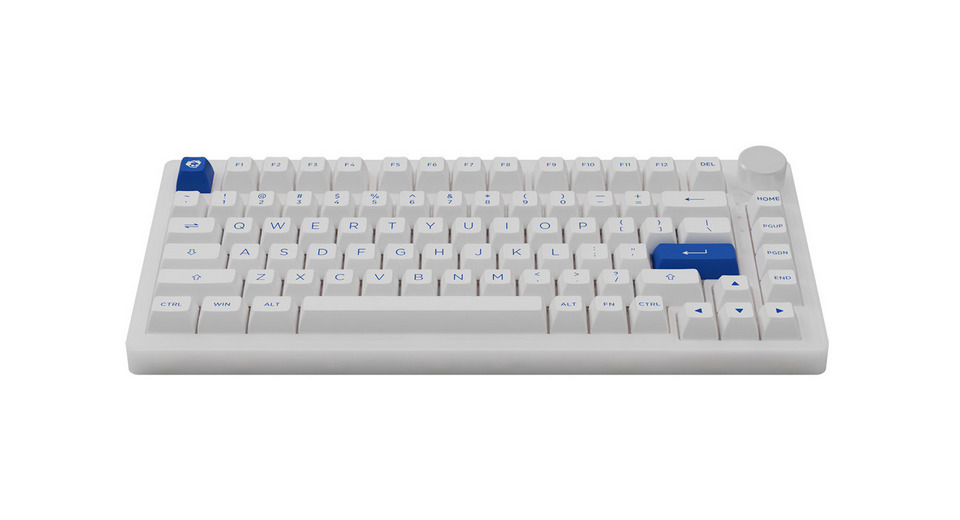 Bàn Phím Cơ AKKO PC75B Blue on White (AKKO CS Switch Jelly Black) 5 Bàn Phím Cơ AKKO PC75B Blue on White (AKKO CS Switch Jelly Black)