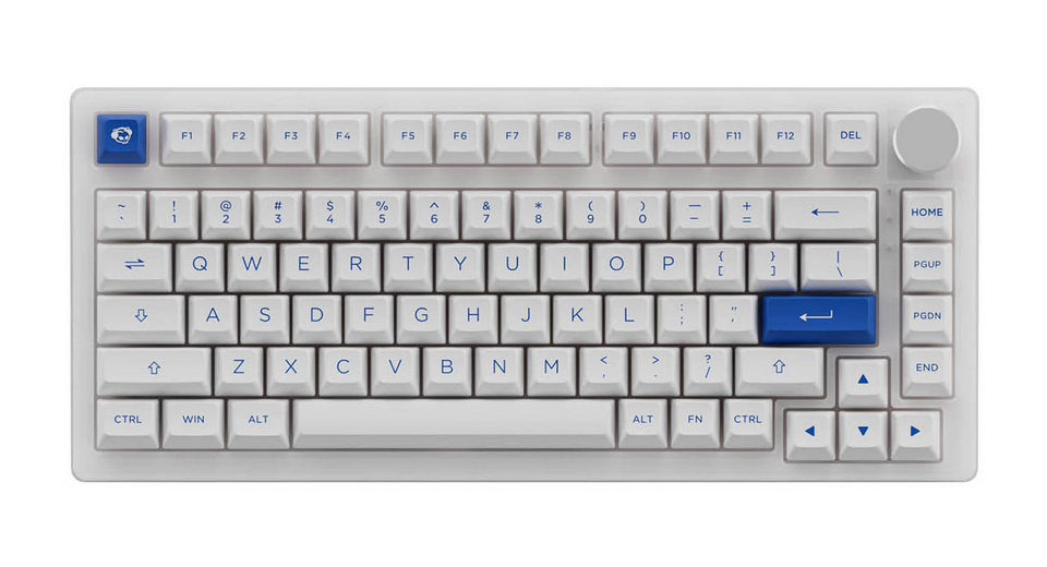 Bàn Phím Cơ AKKO PC75B Blue on White (AKKO CS Switch Jelly Black) 1 Bàn Phím Cơ AKKO PC75B Blue on White (AKKO CS Switch Jelly Black)