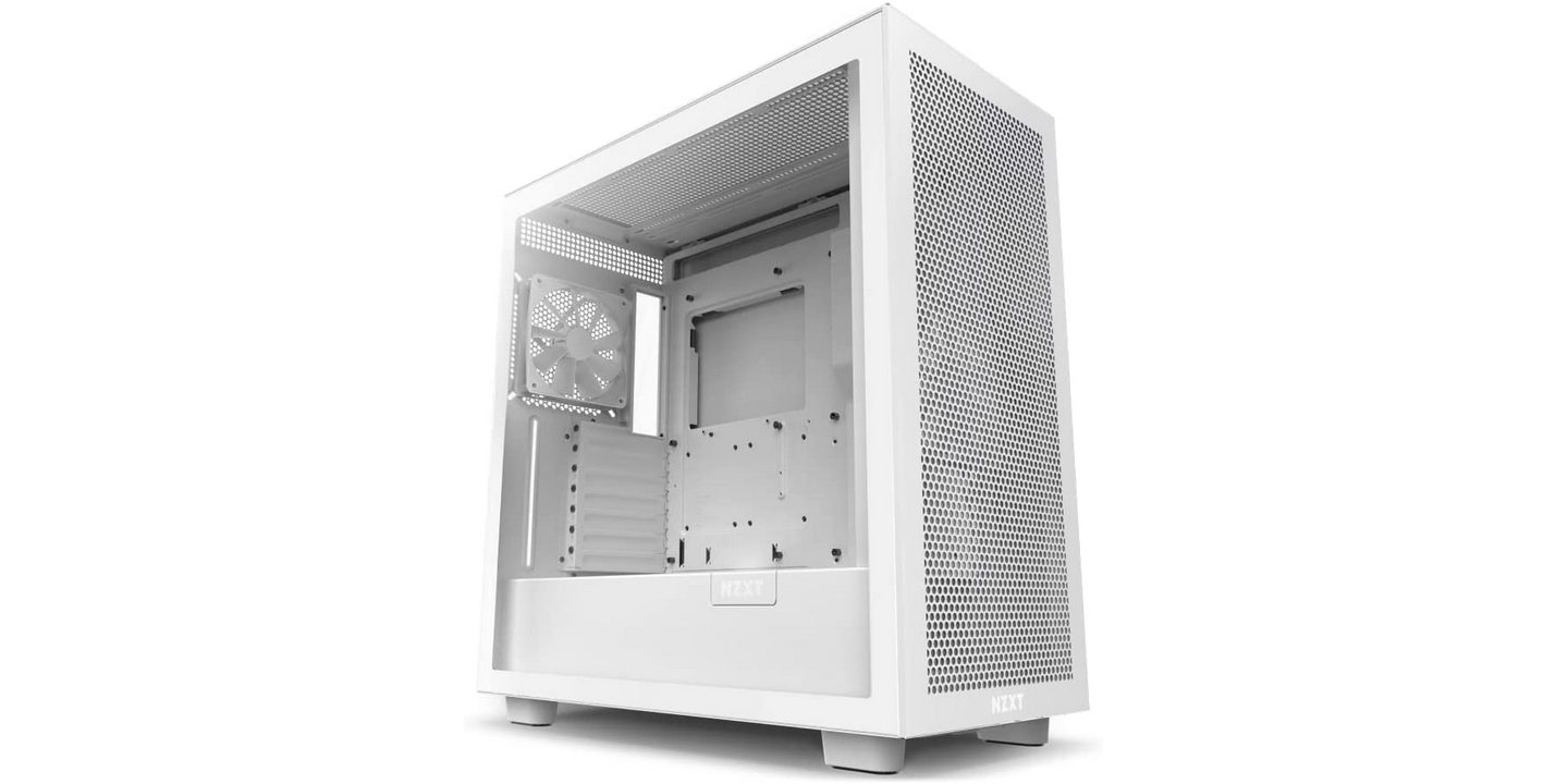 Vỏ case NZXT H7 Flow (White | MidTower) 1 Vỏ case NZXT H7 Flow (White | MidTower)