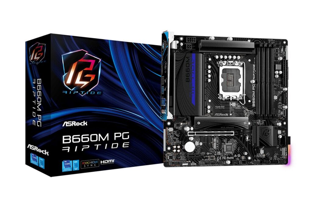 Mainboard ASRock B660M PG Riptide (LGA1700 | 4 Khe RAM DDR4)
