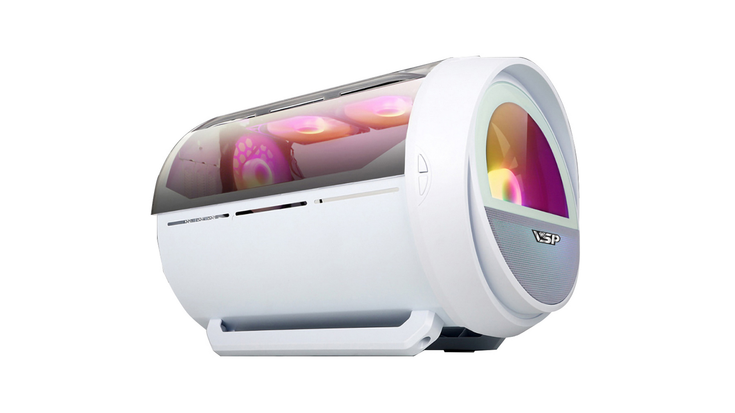 Vỏ case VSP ES6 Esport Gaming Trắng 1 Vỏ case VSP ES6 Esport Gaming Trắng