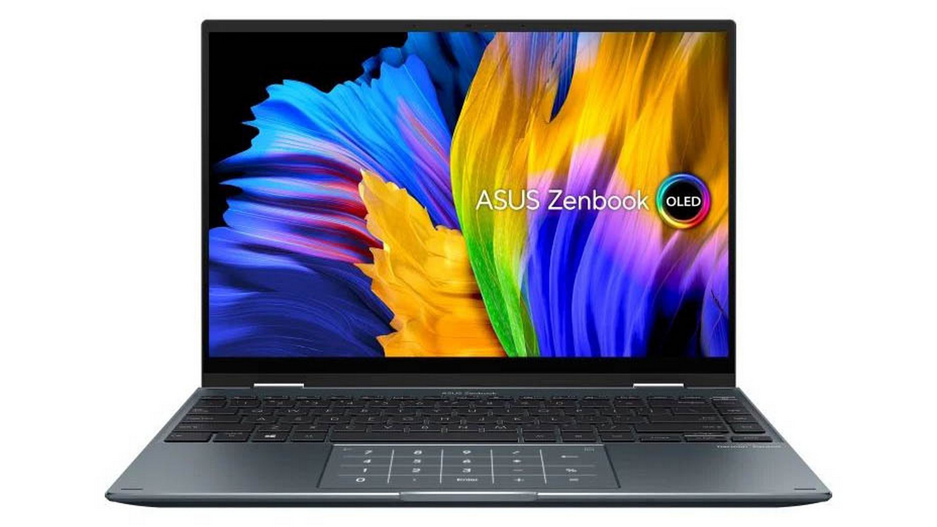 Laptop ASUS Zenbook 14 Flip OLED UP5401ZA-KN005W (i5-12500H | RAM 8GB | SSD 512GB | OLED-14-2.8K | Cảm ứng | Win11 | Pine Grey)