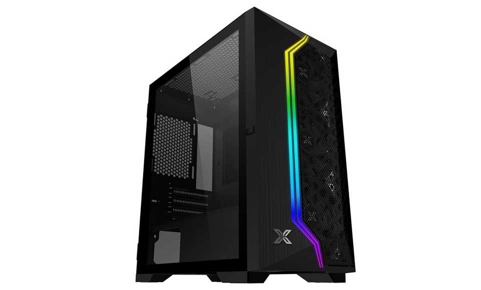 Vỏ Case Xigmatek Gemini II 3FB (EN48366 | MiniTower | Màu Đen | Sẵn 3 Fan)