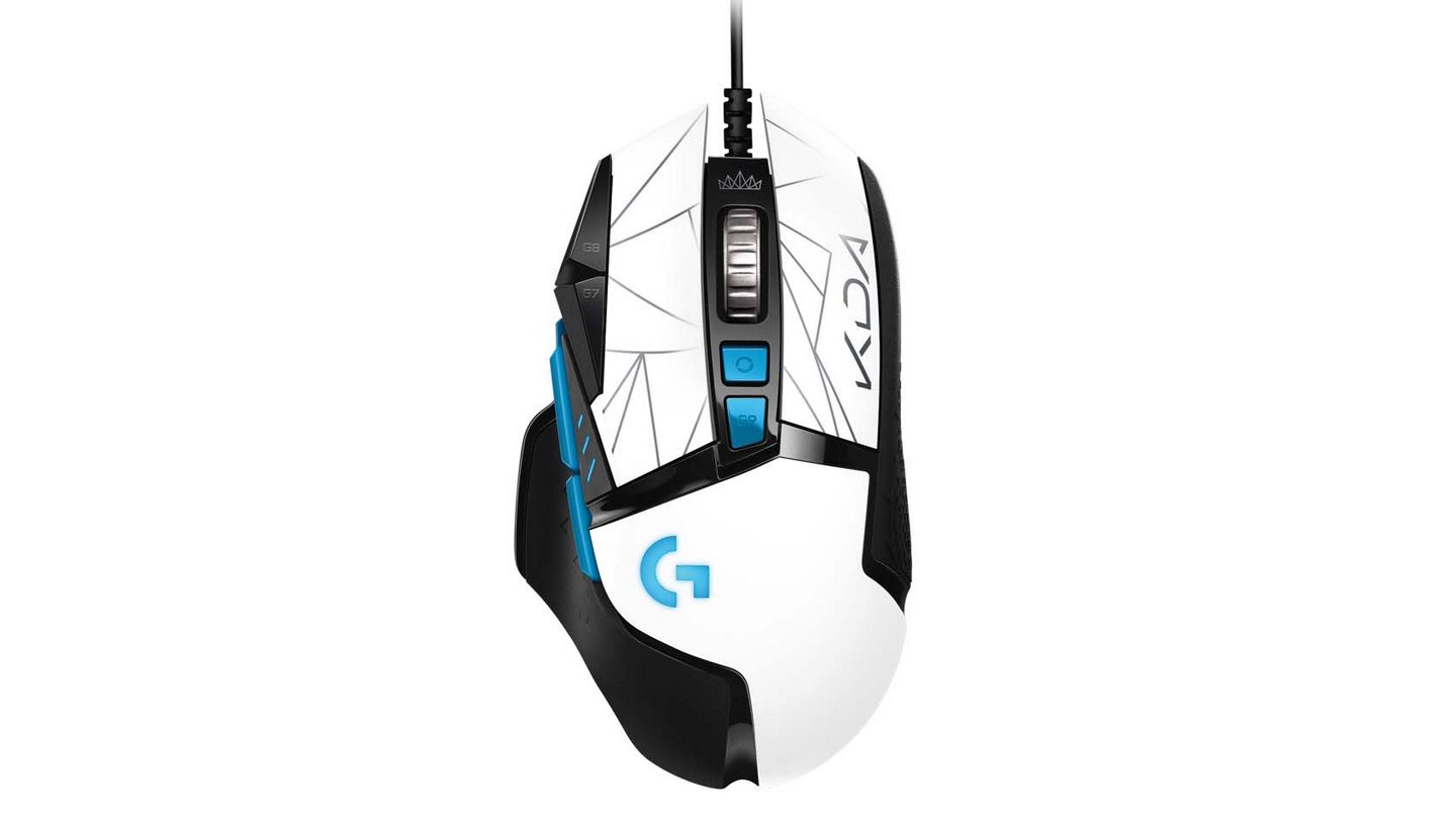 Chuột máy tính Logitech G502 Hero K/DA (Black/White | 910-006099)