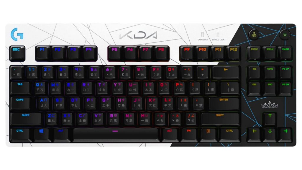 Bàn Phím Cơ Logitech Pro K/DA (GX Browm Tactile Switch | ABS | LED RGB)