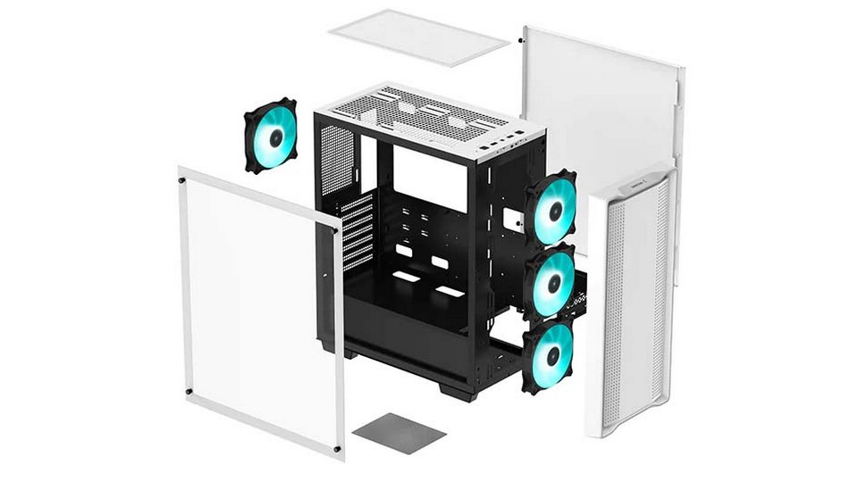 Vỏ case DeepCool CC560 WH (Trắng) 3 Vỏ case DeepCool CC560 WH (Trắng)