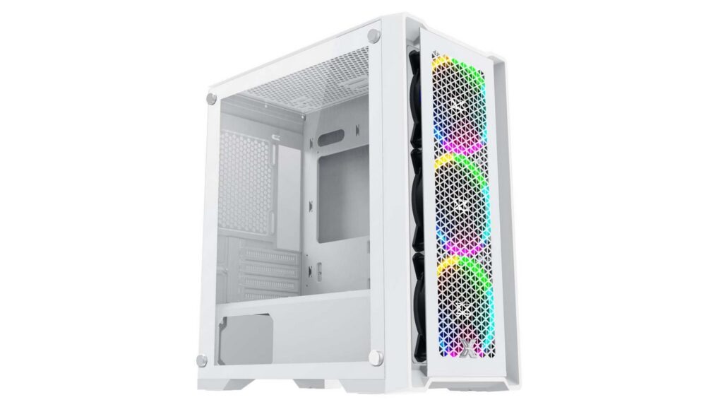 Vỏ Case Xigmatek LUX M Arctic 3FR (EN48267 | MidTower | Màu Trắng | Sẵn 3 Fan)