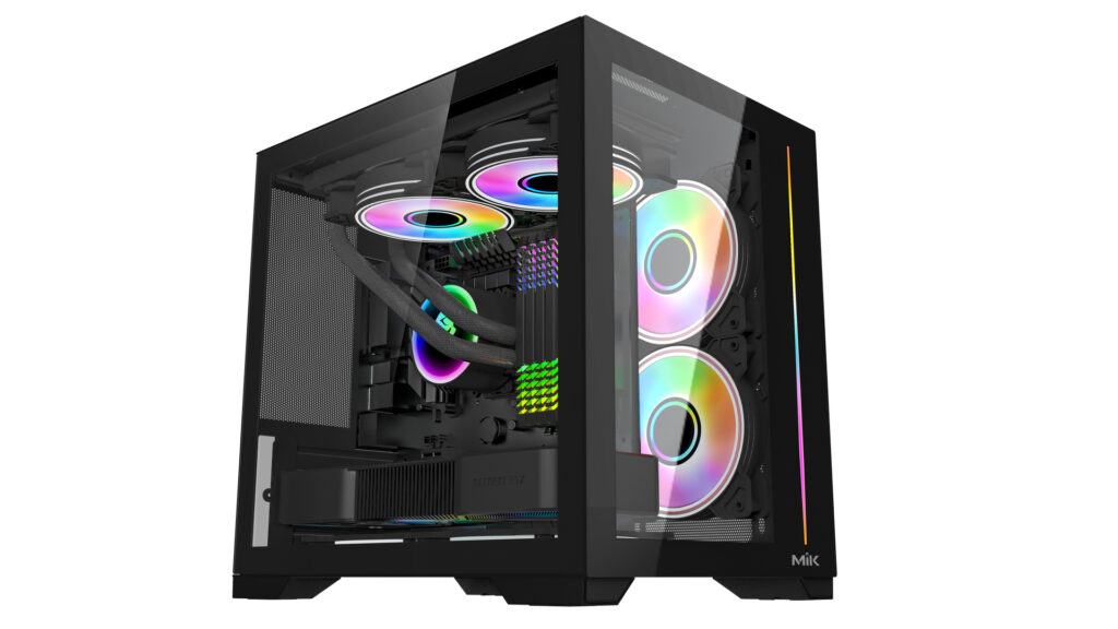 Vỏ Case Bể cá Mik LV12 Mini Elite Black 6 Vỏ Case Bể cá Mik LV12 Mini Elite Black