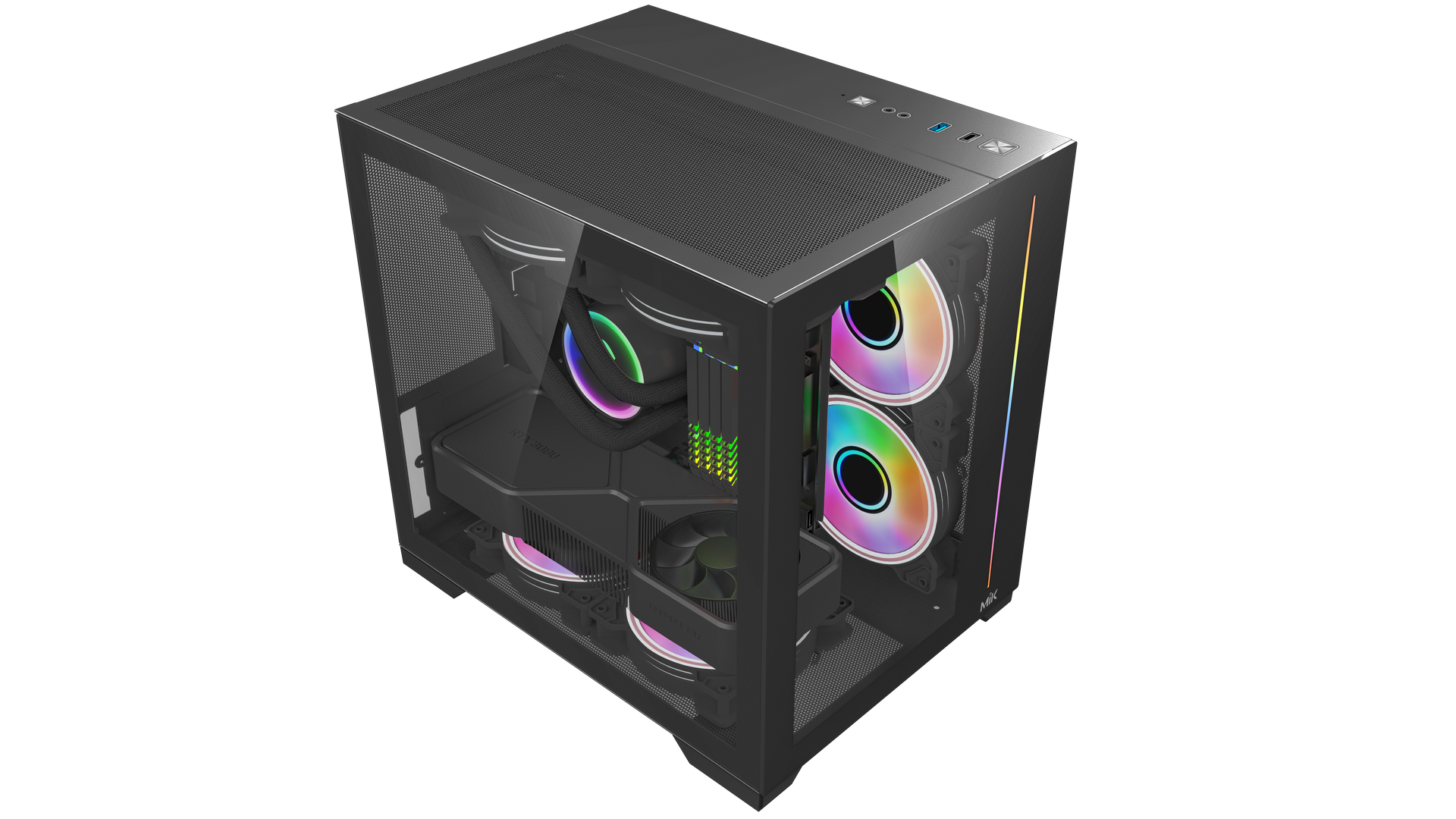 Vỏ Case Bể cá Mik LV12 Mini Elite Black 1 Vỏ Case Bể cá Mik LV12 Mini Elite Black