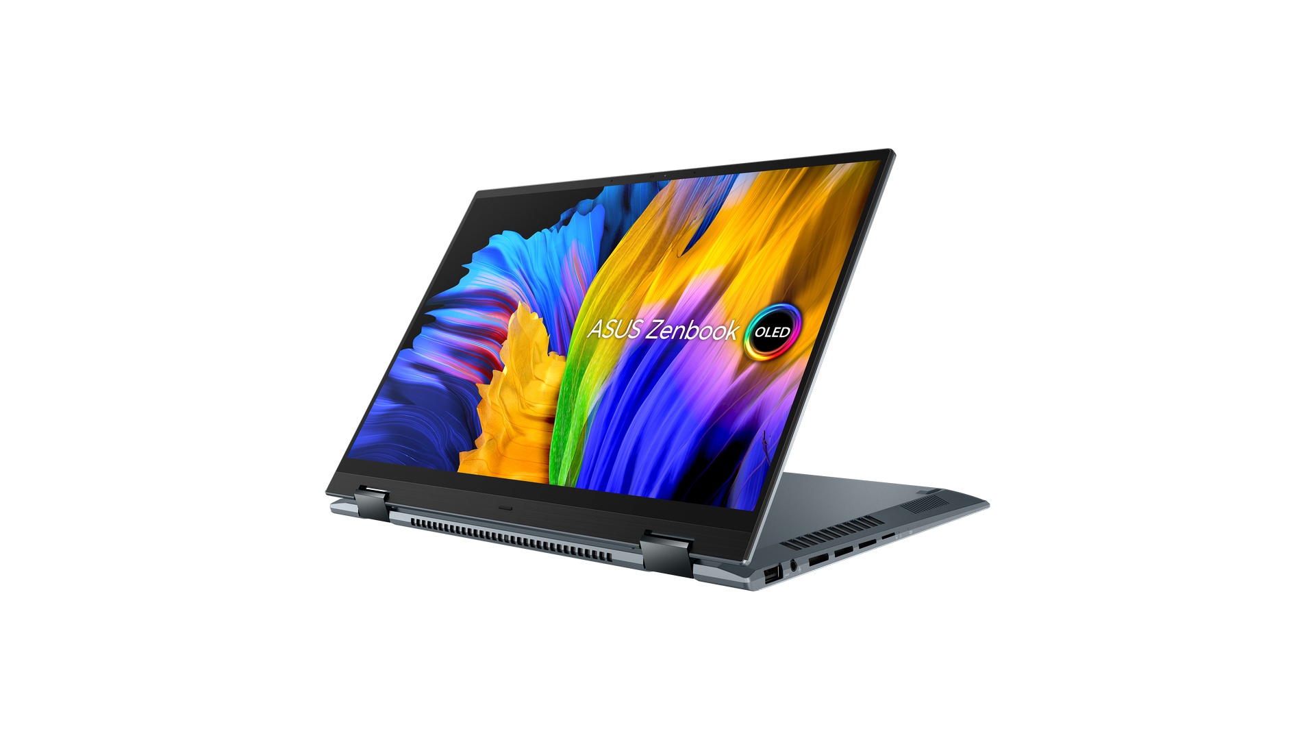 Laptop ASUS Zenbook 14 Flip OLED UP5401ZA-KN101W (i7-12700H | RAM 16GB | SSD 512GB | OLED-14-2.8K | Cảm ứng | Win11 | Xám | Nhôm)