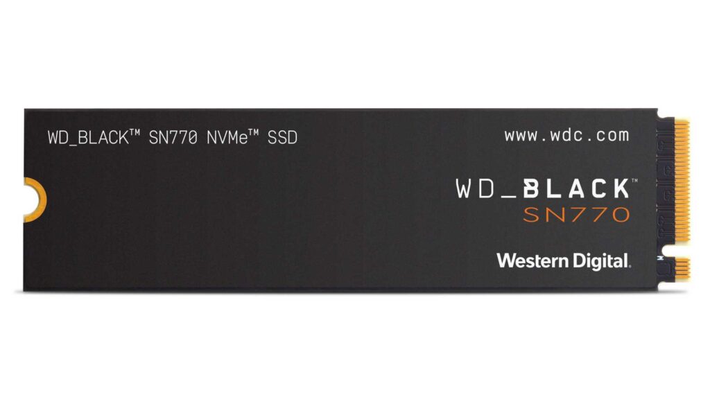 Ổ Cứng SSD NVMe WD BLACK SN770 500GB (PCIe Gen4x4 | 5,000MB/s - 4,000MB/s | WDS500G3X0E) 6 Ổ Cứng SSD NVMe WD BLACK SN770 500GB (PCIe Gen4x4 | 5,000MB/s - 4,000MB/s | WDS500G3X0E)