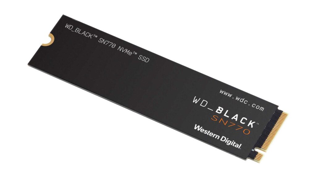 Ổ Cứng SSD NVMe WD BLACK SN770 1TB (PCIe Gen4x4 | 5,150MB/s - 4,900MB/s | WDS100T3X0E)