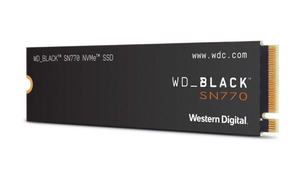 Ổ Cứng SSD NVMe WD BLACK SN770 1TB (PCIe Gen4x4 | 5,150MB/s - 4,900MB/s | WDS100T3X0E)