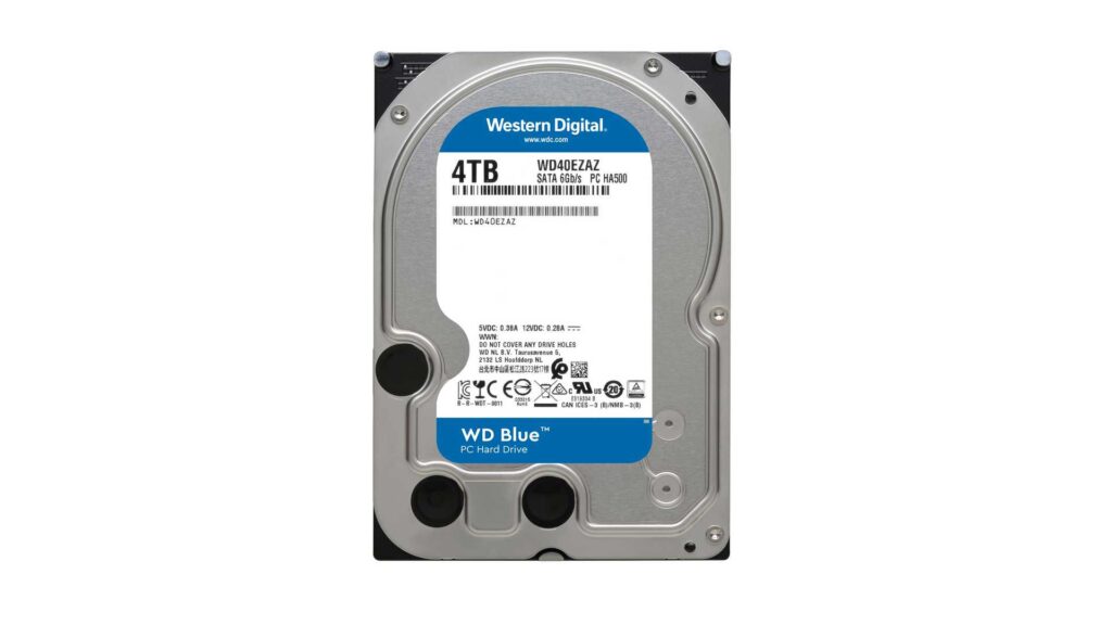 Ổ Cứng HDD WD Blue 4TB (3.5" | 5400RPM | 256MB Cache | WD40EZAZ)