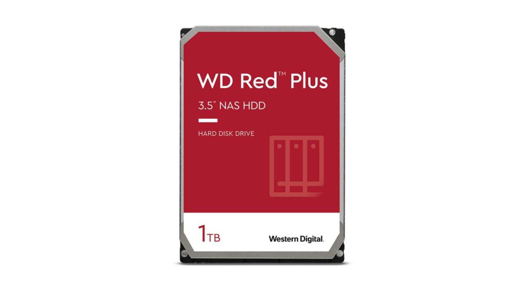 Ổ Cứng HDD WD Red Plus 1TB (3.5" | 5400RPM | 64MB Cache | WD10EFRX)