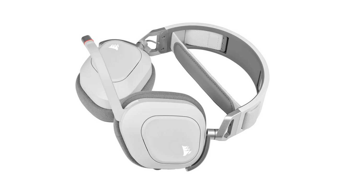 Tai Nghe Corsair HS80 RGB Wireless White 5 Tai Nghe Corsair HS80 RGB Wireless White