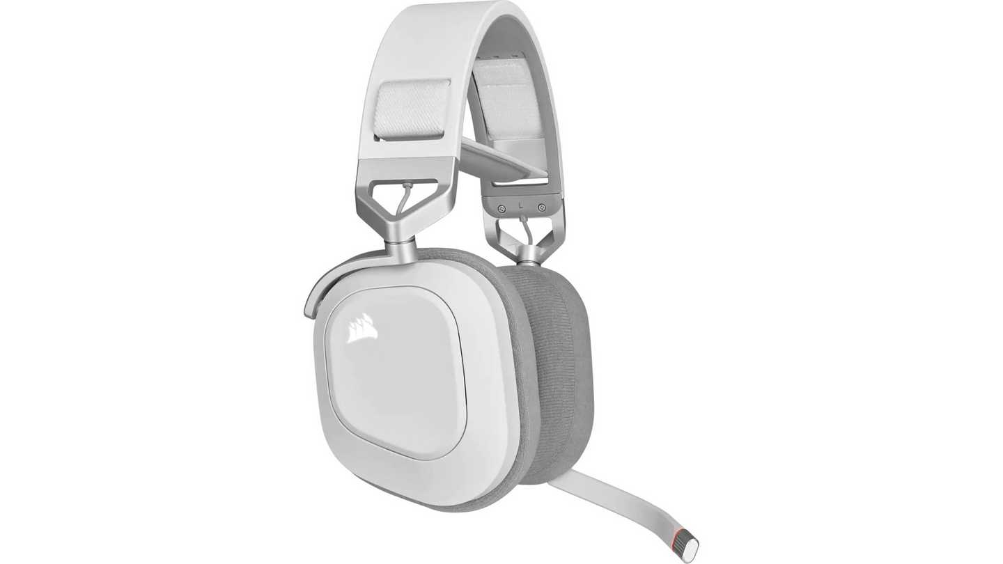 Tai Nghe Corsair HS80 RGB Wireless White 4 Tai Nghe Corsair HS80 RGB Wireless White