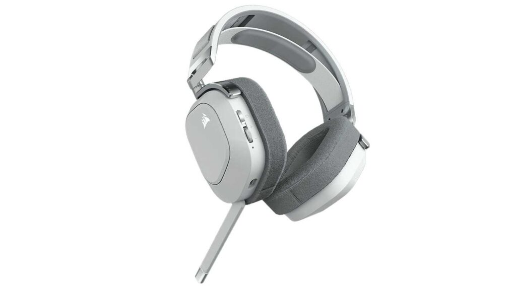 Tai Nghe Corsair HS80 RGB Wireless White 6 Tai Nghe Corsair HS80 RGB Wireless White