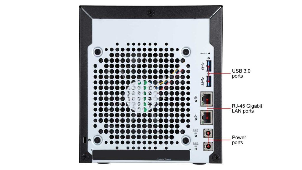 NAS WD My Cloud PR4100 0TB WDBNFA0000NBK-SESN (Pentium N3710 | RAM 4GB | 4 BAY 3.5" | 2 RJ45 | USB)
