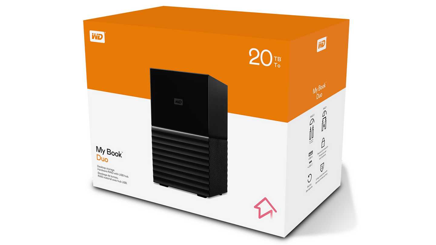 Ổ Cứng Gắn Ngoài WD My Book Duo 20TB (3,5" | USB-C | WDBFBE0200JBK-SESN) 6 Ổ Cứng Gắn Ngoài WD My Book Duo 20TB (3,5" | USB-C | WDBFBE0200JBK-SESN)