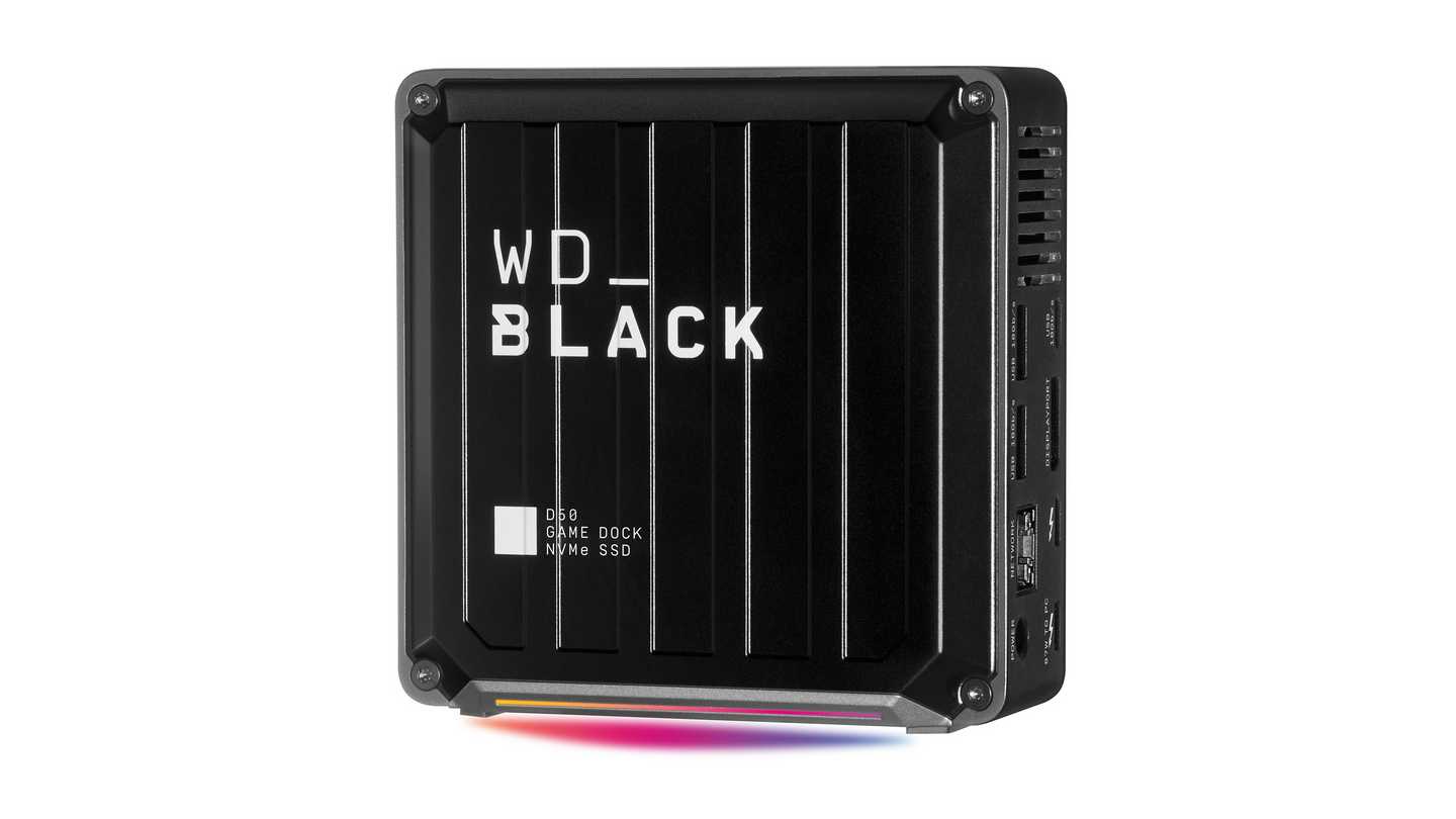 Ổ Cứng Di Động WD Black D50 Game Dock NVMe SSD 2TB (Thunderbolt | DisplayPort | WDBA3U0020BBK-SESN) 1 Ổ Cứng Di Động WD Black D50 Game Dock NVMe SSD 2TB (Thunderbolt | DisplayPort | WDBA3U0020BBK-SESN)