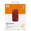 Ổ Cứng Di Động WD My Passport SSD 1TB Màu Đỏ WDBAGF0010BRD-WESN 17 Ổ Cứng Di Động WD My Passport SSD 500GB Màu Đỏ WDBAGF5000ARD-WESN