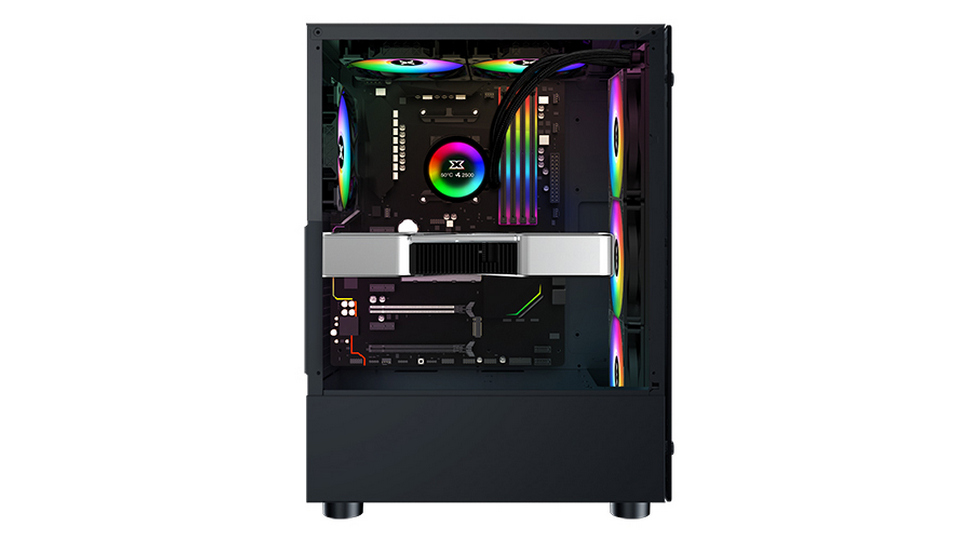 Vỏ Case Xigmatek NYA 3F Black (MidTower | Màu Đen | Sẵn 3 Fan) 6 Vỏ Case Xigmatek NYA 3F Black (MidTower | Màu Đen | Sẵn 3 Fan)