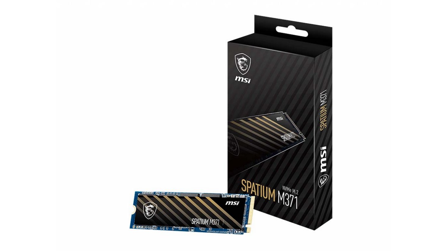 Ổ cứng SSD MSI Spatium M371 500GB (M.2 NVMe Gen3x4 | 1900 MB/s / 1000 MB/s)