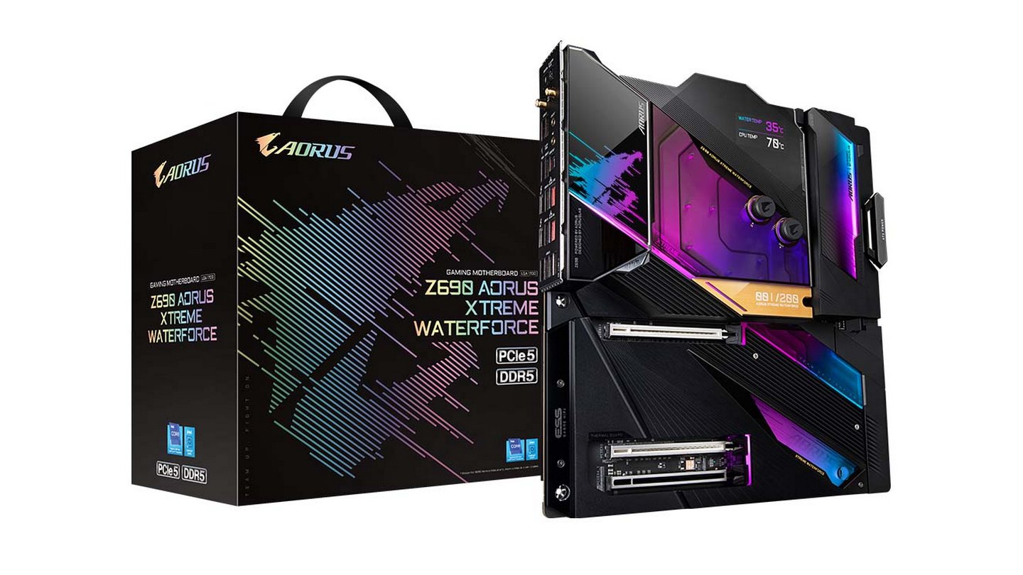 Mainboard Gigabyte Z690 AORUS XTREME WATERFORCE (Socket 1700, E-ATX, 4 Khe Ram DDR5) 1 Mainboard Gigabyte Z690 AORUS XTREME WATERFORCE (Socket 1700, E-ATX, 4 Khe Ram DDR5)