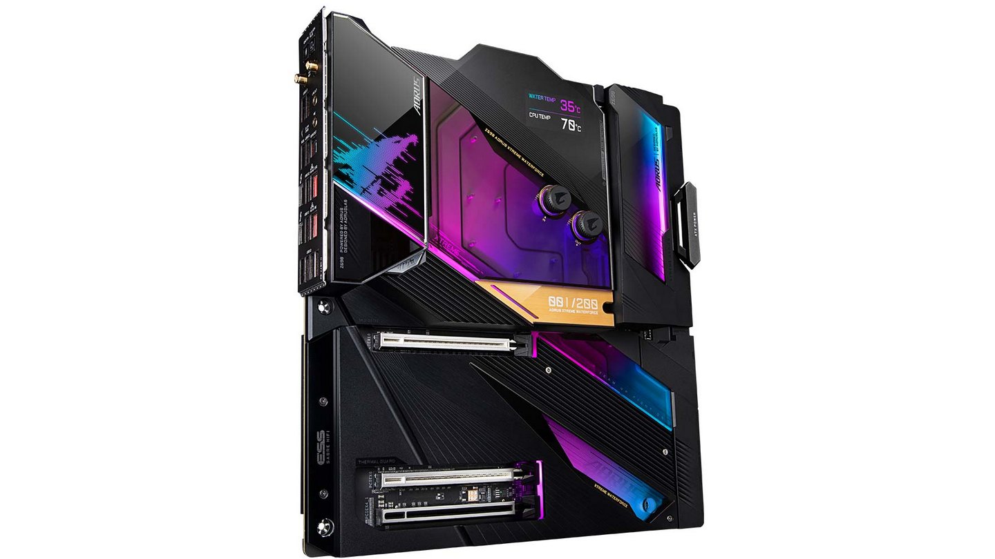 Mainboard Gigabyte Z690 AORUS XTREME WATERFORCE (Socket 1700, E-ATX, 4 Khe Ram DDR5) 4 Mainboard Gigabyte Z690 AORUS XTREME WATERFORCE (Socket 1700, E-ATX, 4 Khe Ram DDR5)