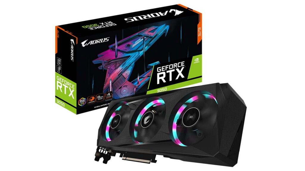 Card Màn Hình Gigabyte Aorus GeForce RTX 3050 ELITE 8G