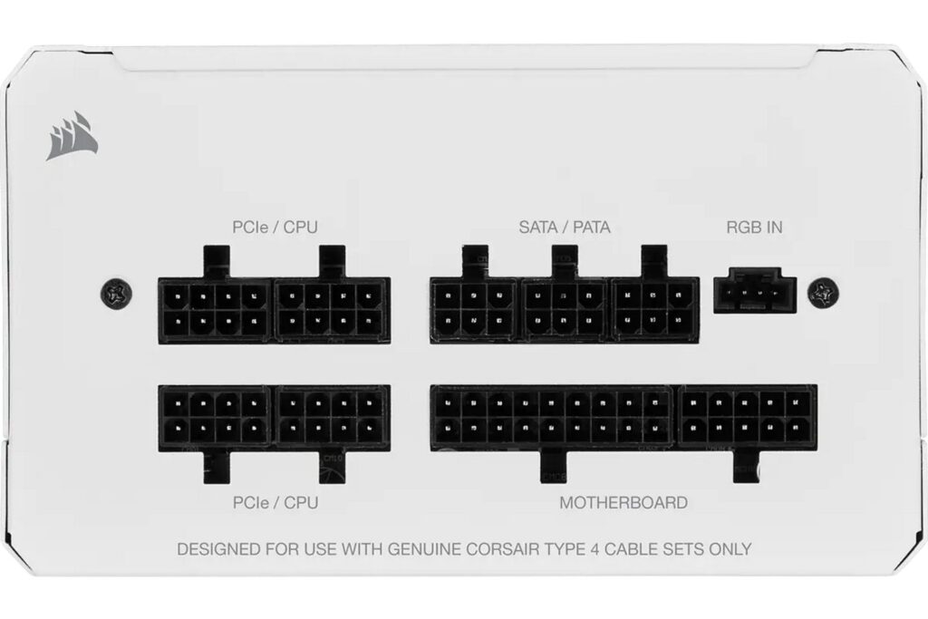 Nguồn máy tính Corsair CX650F White RGB (650W | 80 Plus Bronze | Fully Modular)
