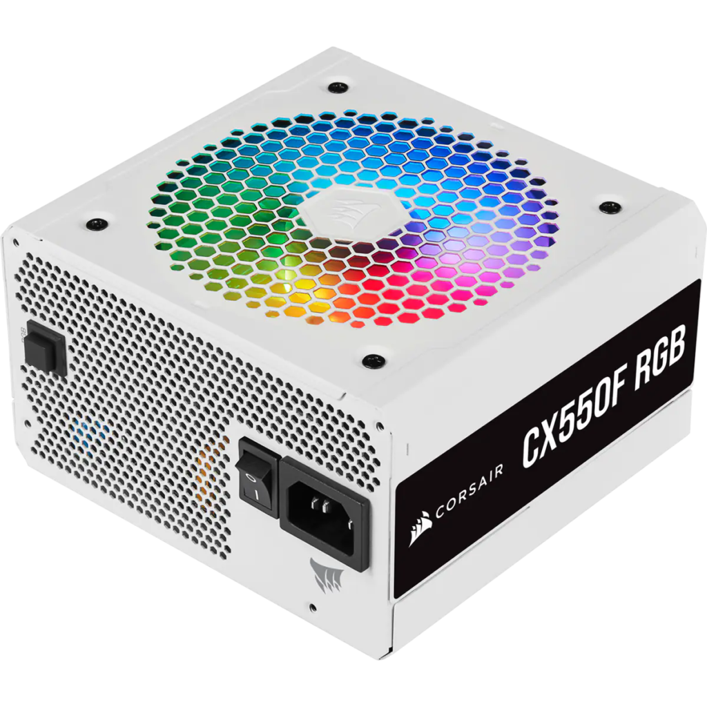 Nguồn máy tính Corsair CX550F White RGB (550W | 80 Plus Bronze | Fully Modular) 23 Nguồn máy tính Corsair CX550F White RGB (550W | 80 Plus Bronze | Fully Modular)