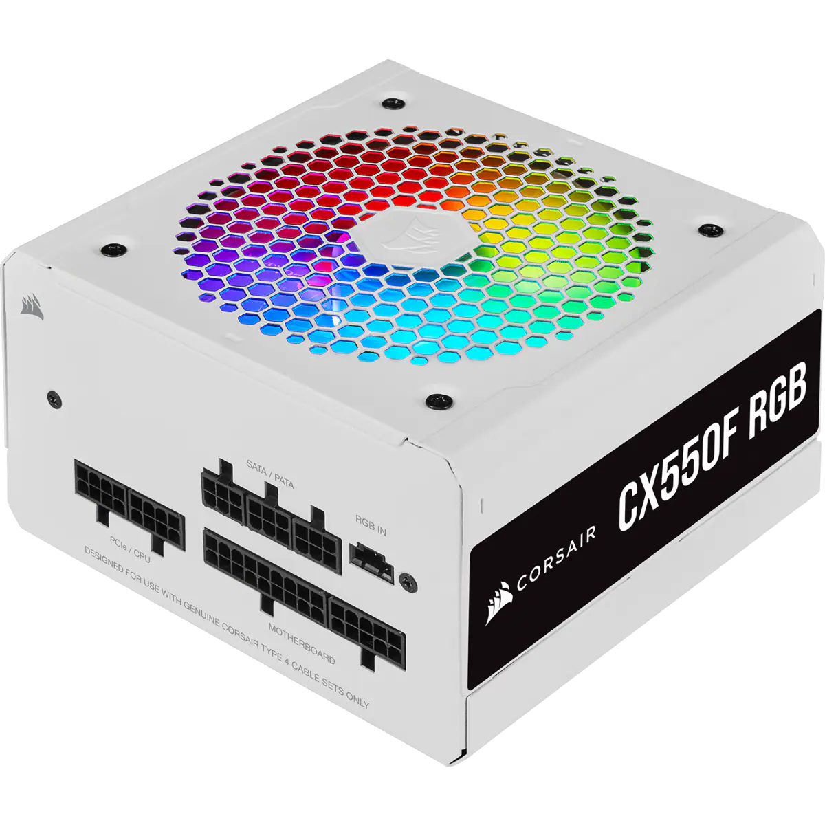 Nguồn máy tính Corsair CX550F White RGB (550W | 80 Plus Bronze | Fully Modular) 2 Nguồn máy tính Corsair CX550F White RGB (550W | 80 Plus Bronze | Fully Modular)