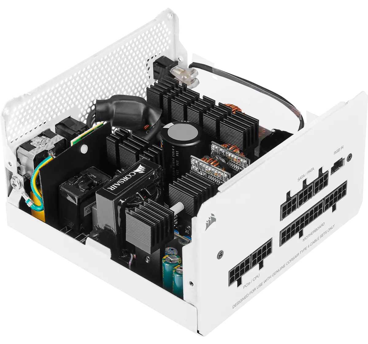 Nguồn máy tính Corsair CX550F White RGB (550W | 80 Plus Bronze | Fully Modular) 14 Nguồn máy tính Corsair CX550F White RGB (550W | 80 Plus Bronze | Fully Modular)