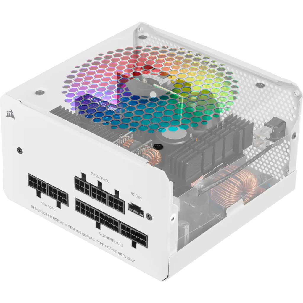 Nguồn máy tính Corsair CX550F White RGB (550W | 80 Plus Bronze | Fully Modular) 32 Nguồn máy tính Corsair CX550F White RGB (550W | 80 Plus Bronze | Fully Modular)