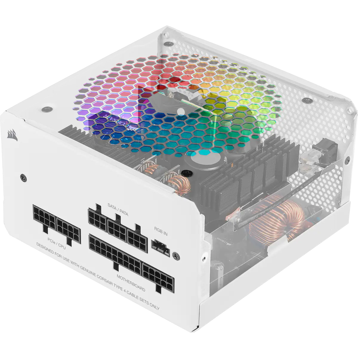 Nguồn máy tính Corsair CX550F White RGB (550W | 80 Plus Bronze | Fully Modular) 13 Nguồn máy tính Corsair CX550F White RGB (550W | 80 Plus Bronze | Fully Modular)