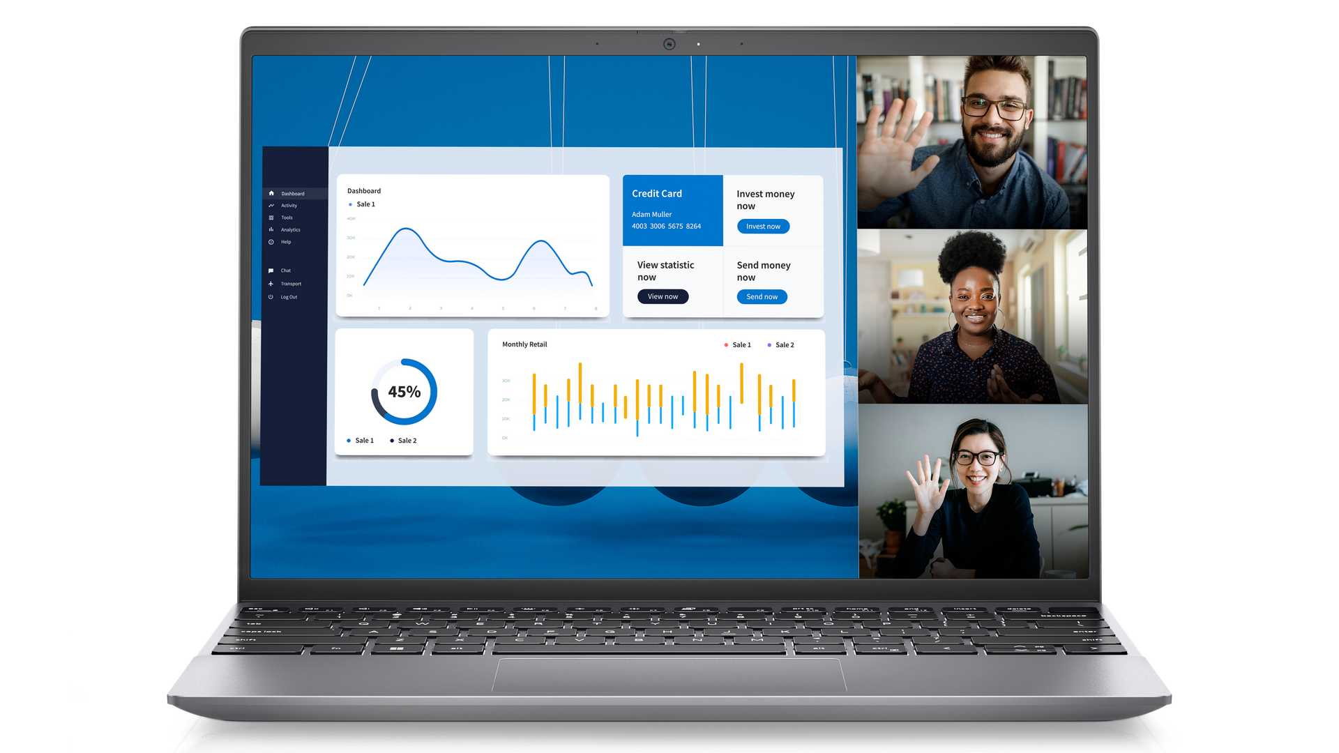 Laptop Dell Vostro 5320 M32DH1 (i5-1240P | RAM 8GB | SSD 256GB | 13.3-FHD+ | Win11 | Titan Gray)