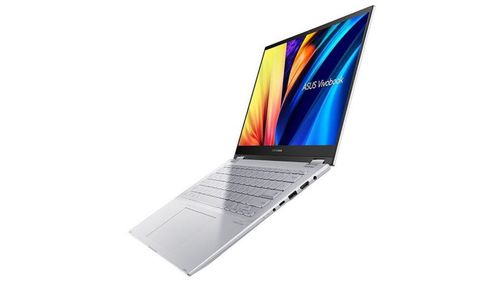Laptop ASUS Vivobook S 14 Flip TN3402QA-LZ019W (Ryzen 5 5600H | RAM 8GB | SSD 512GB | 14-WUXGA-Touch | Win11 | Bạc)