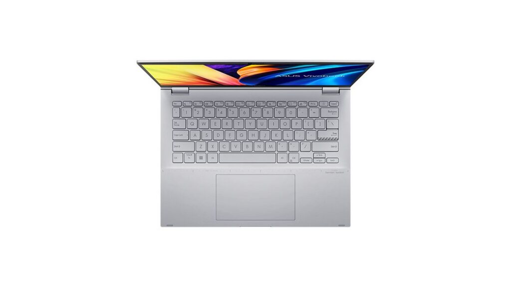 Laptop ASUS Vivobook S 14 Flip TN3402QA-LZ019W (Ryzen 5 5600H | RAM 8GB | SSD 512GB | 14-WUXGA-Touch | Win11 | Bạc)