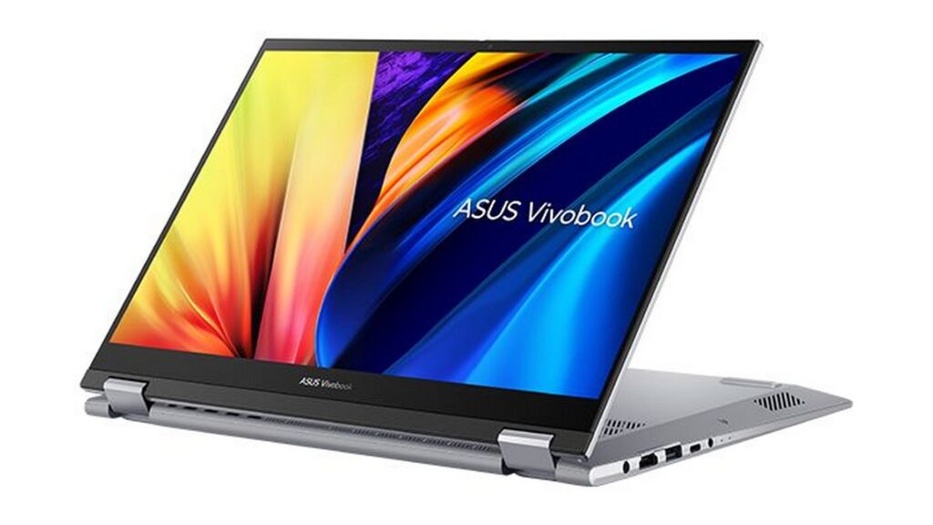 Laptop ASUS Vivobook S 14 Flip TN3402QA-LZ019W (Ryzen 5 5600H | RAM 8GB | SSD 512GB | 14-WUXGA-Touch | Win11 | Bạc)
